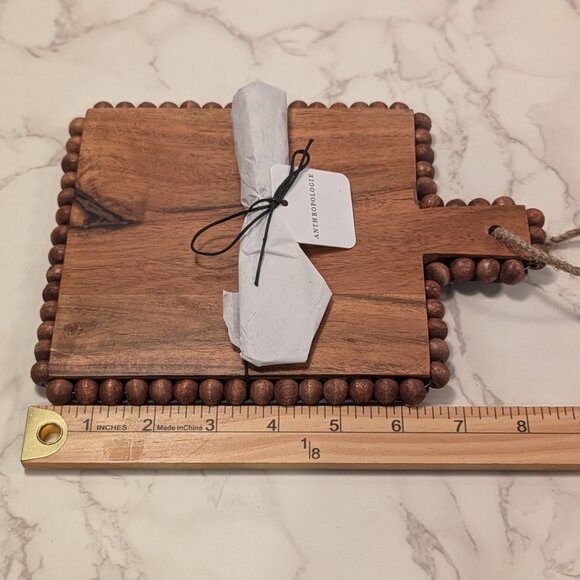 Anthropologie Spindle-Edge Mini Cheese Board & Knife - Picture 4 of 7